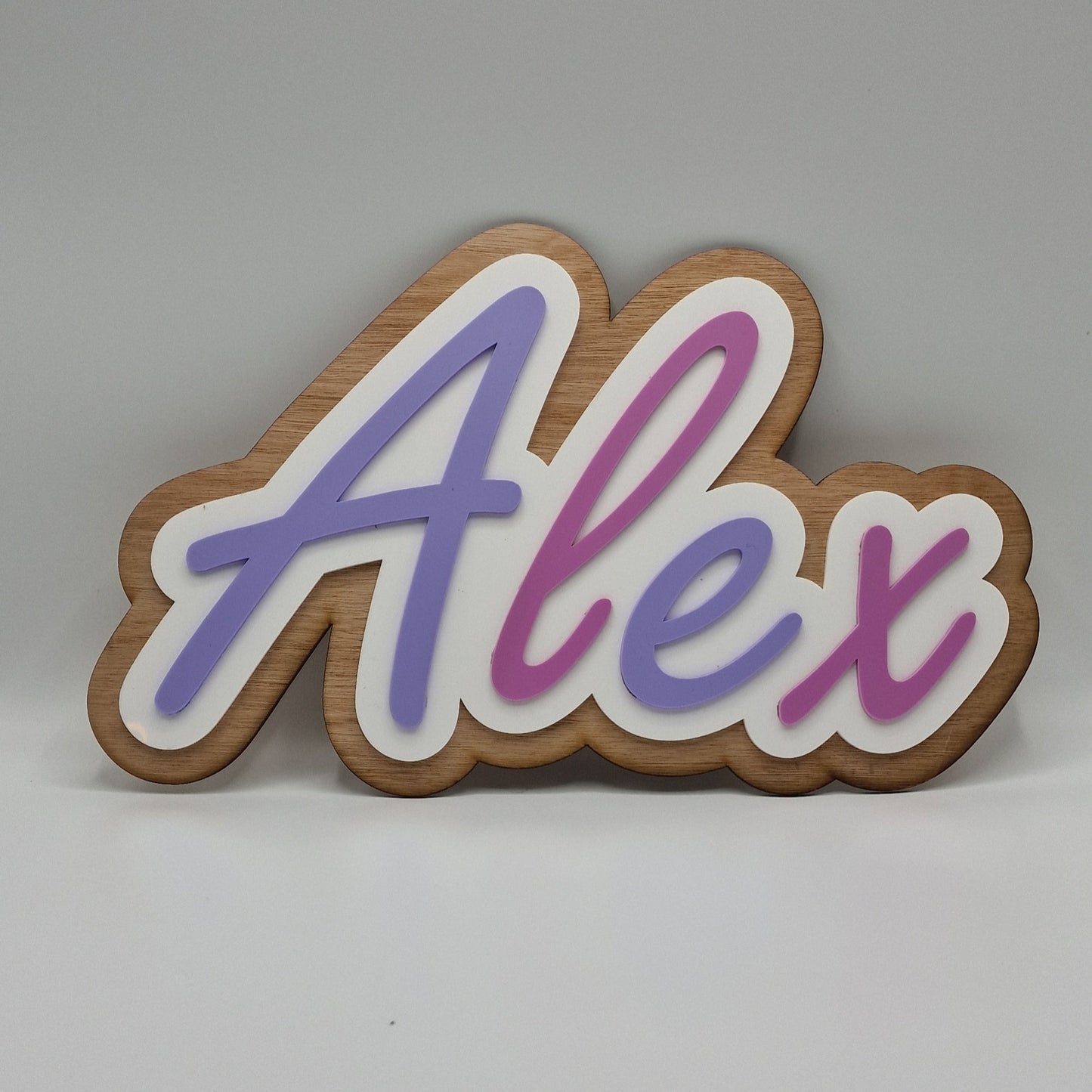 Double layered Name Plaque