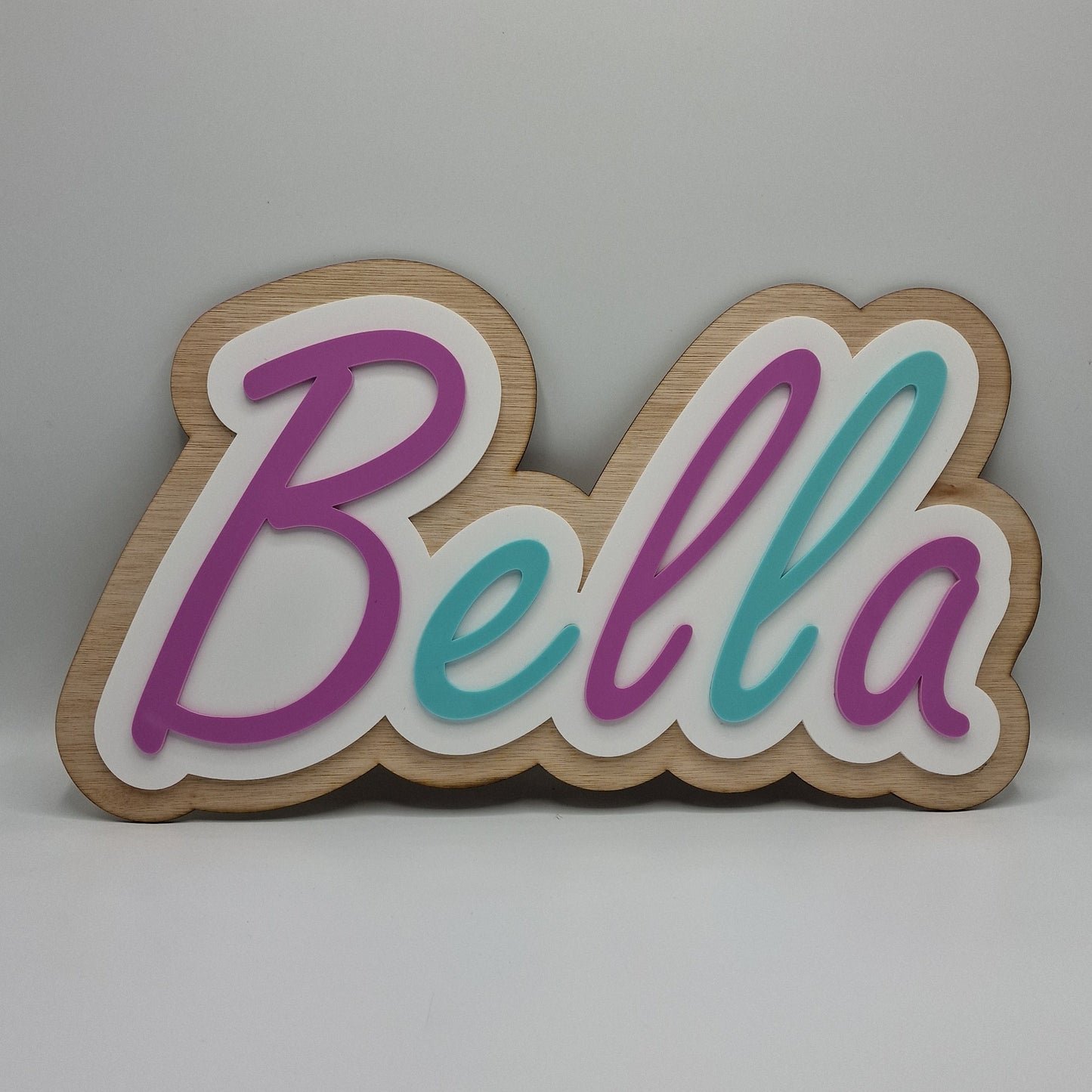 Double layered Name Plaque