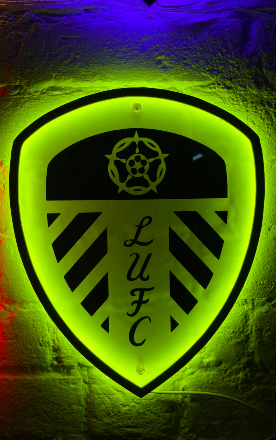 Leeds United FC Acrylic Sign