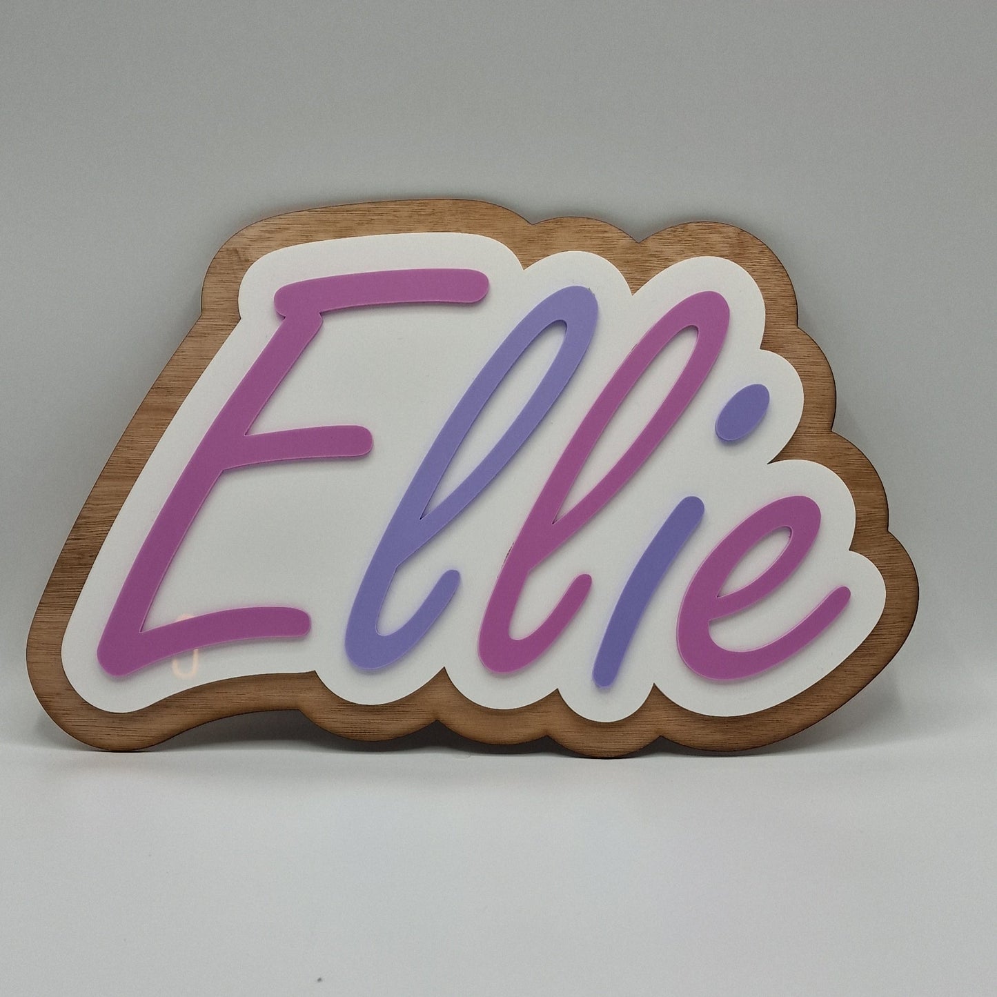 Double layered Name Plaque