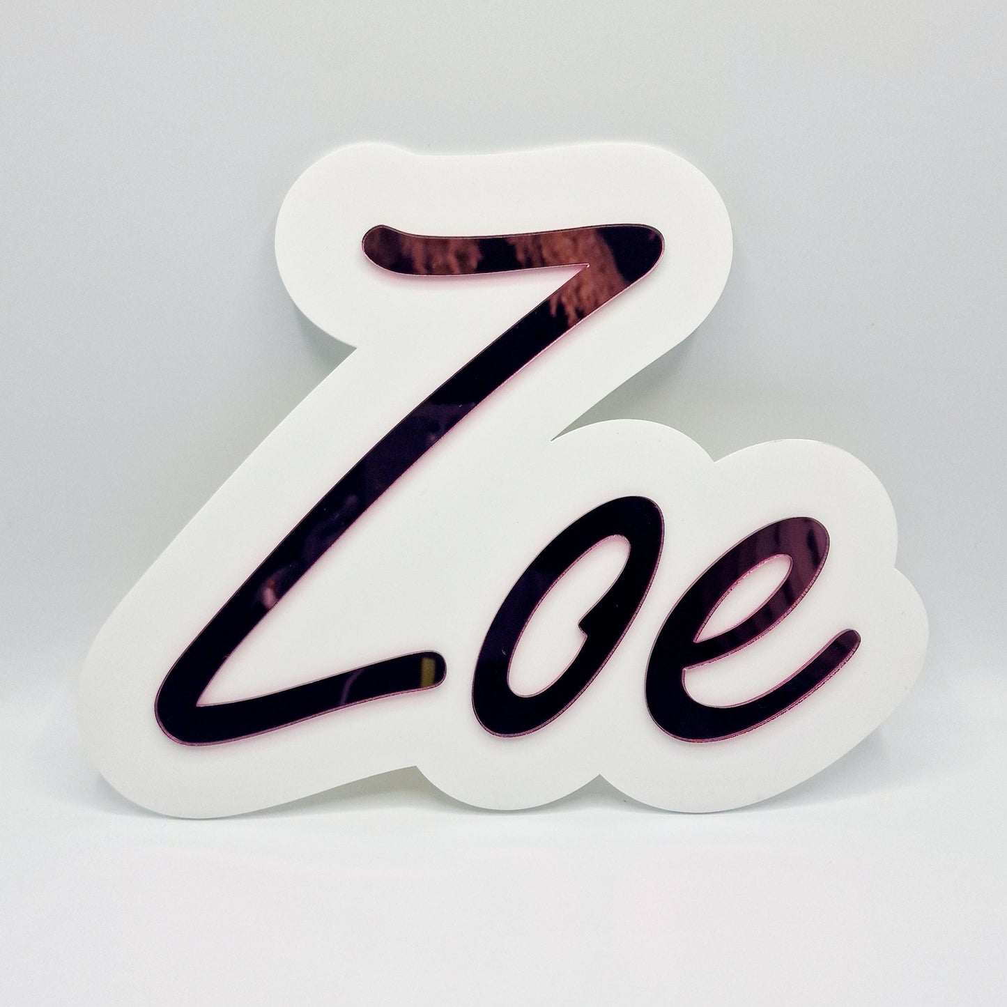 Double layered Name Plaque