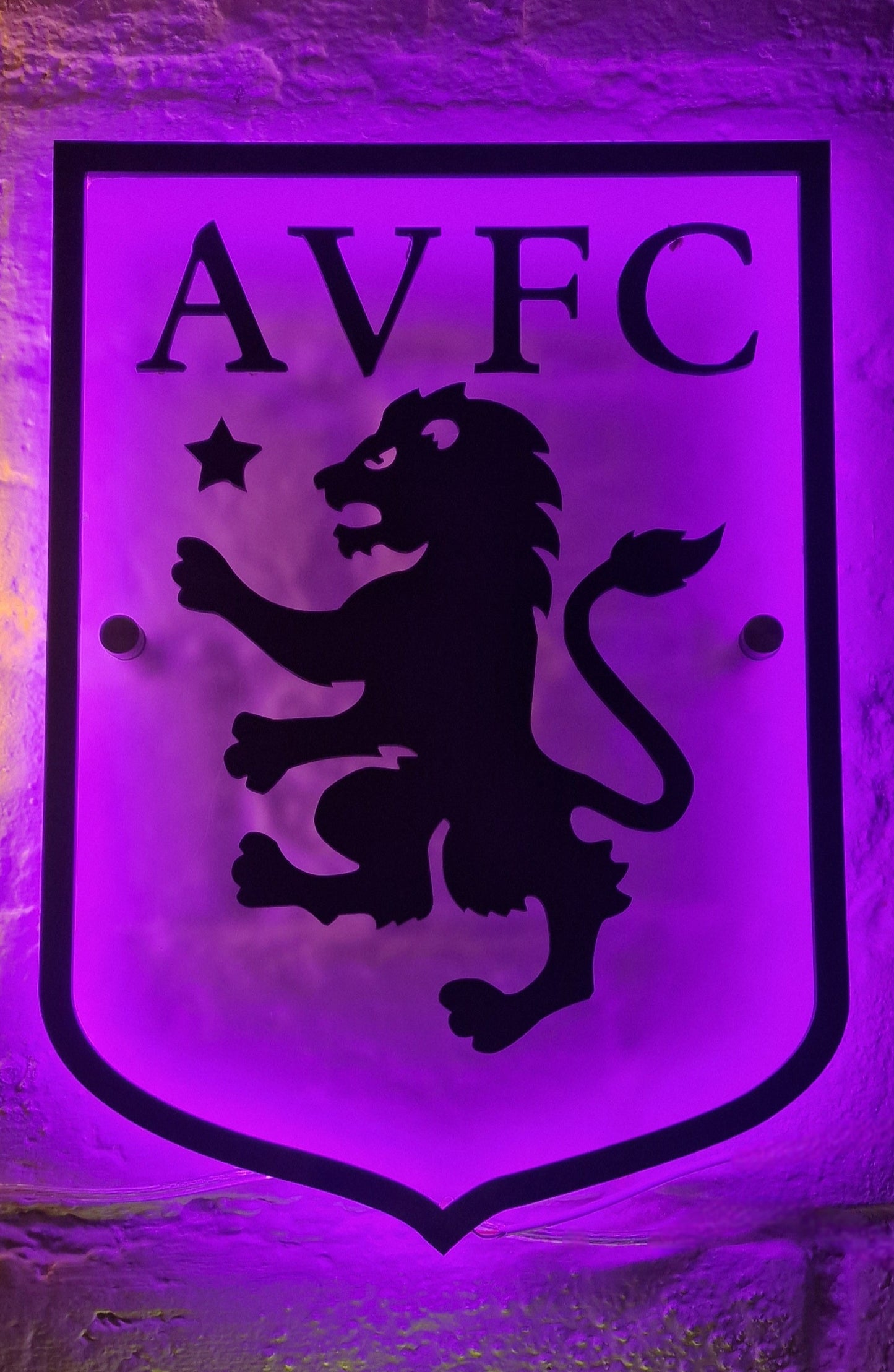 Aston Villa FC Acrylic Sign