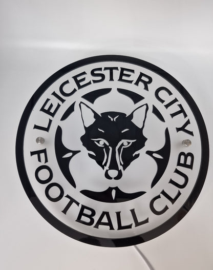 Leicester City FC LED acrylic sign