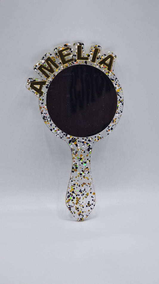 Personalised Glitter Mirrors