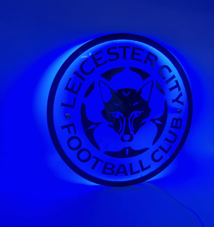 Leicester City FC LED acrylic sign