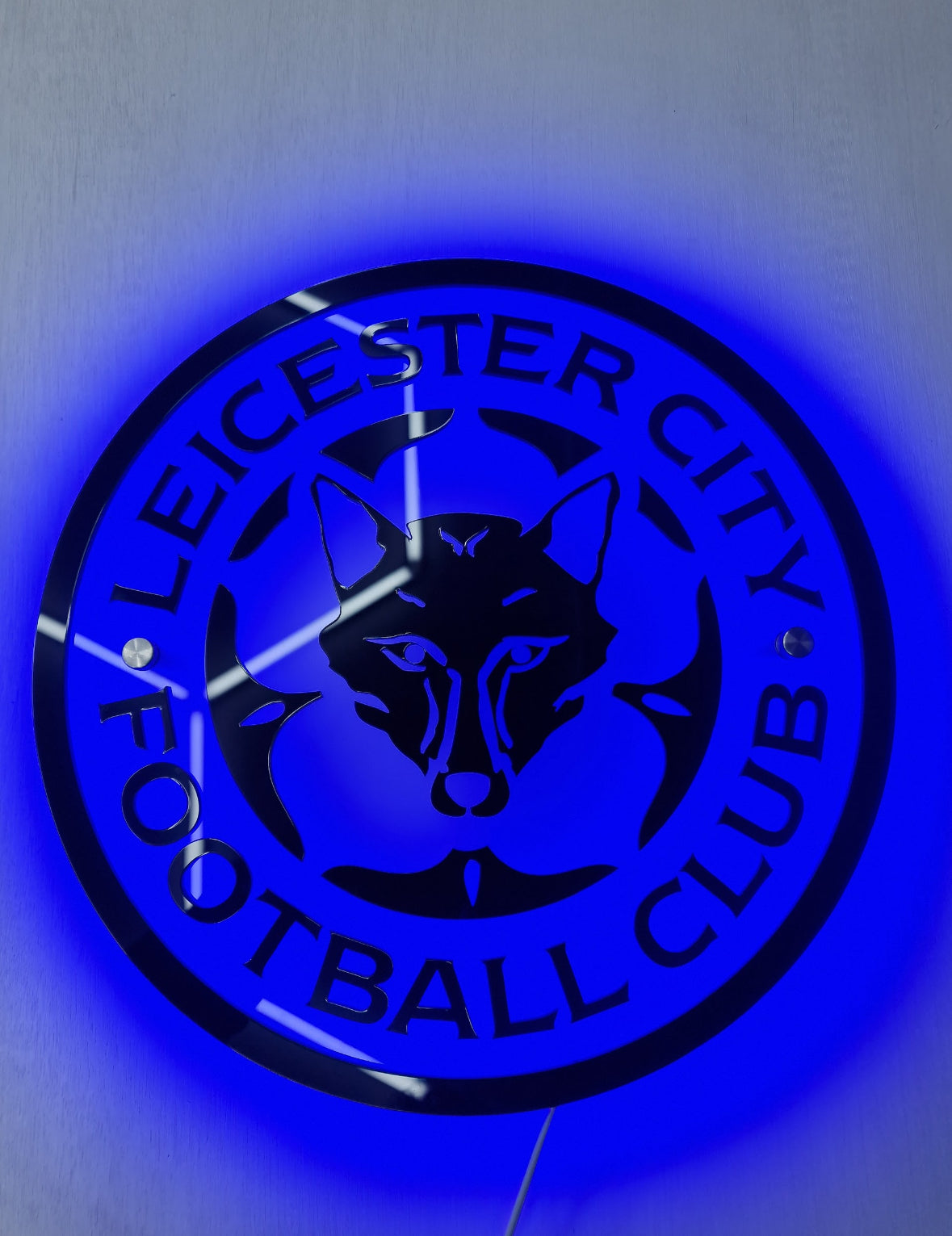 Leicester City FC LED acrylic sign