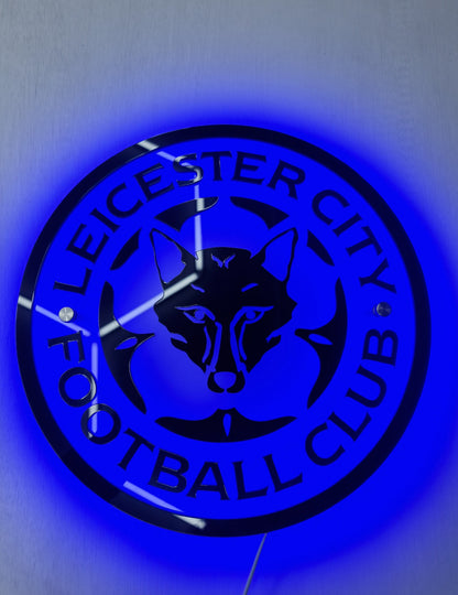 Leicester City FC LED acrylic sign