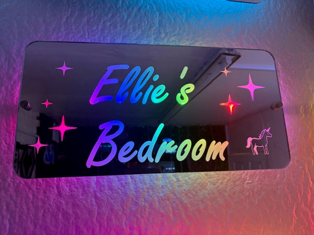 Kids LED Mirrored Bedroom