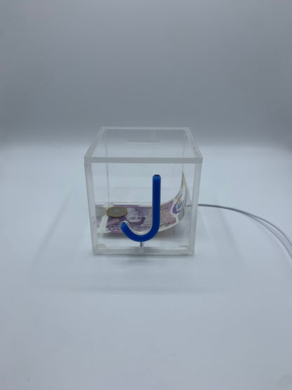 Personalised Initial Neon Money Box