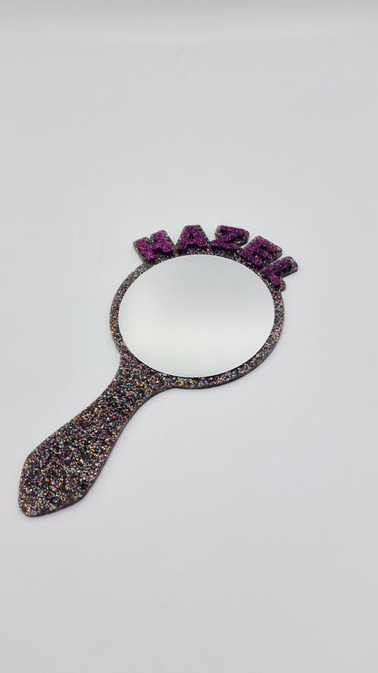 Personalised Glitter Mirrors
