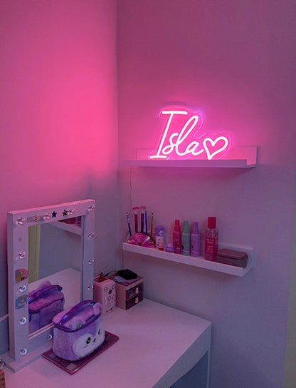 Kids Name Pink Neon