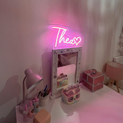 Kids Name Pink Neon